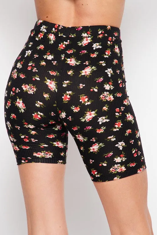 Floral Bike Shorts
