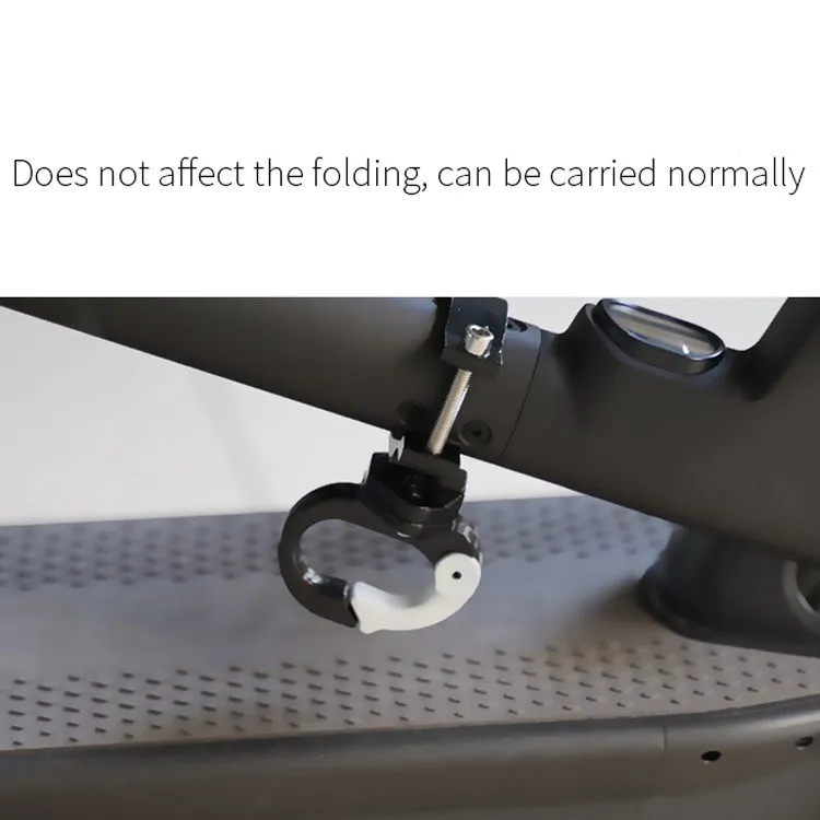 For Ninebot MAX G30 Scooter Accessories Aluminum Alloy Hook Rod Hook, Specification: Simple Model (Black)