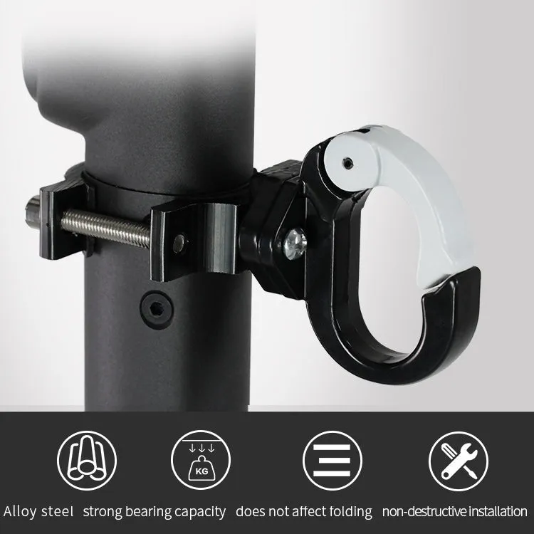 For Ninebot MAX G30 Scooter Accessories Aluminum Alloy Hook Rod Hook, Specification: Simple Model (Black)