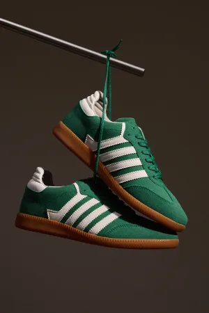 Green Textured Sneakers