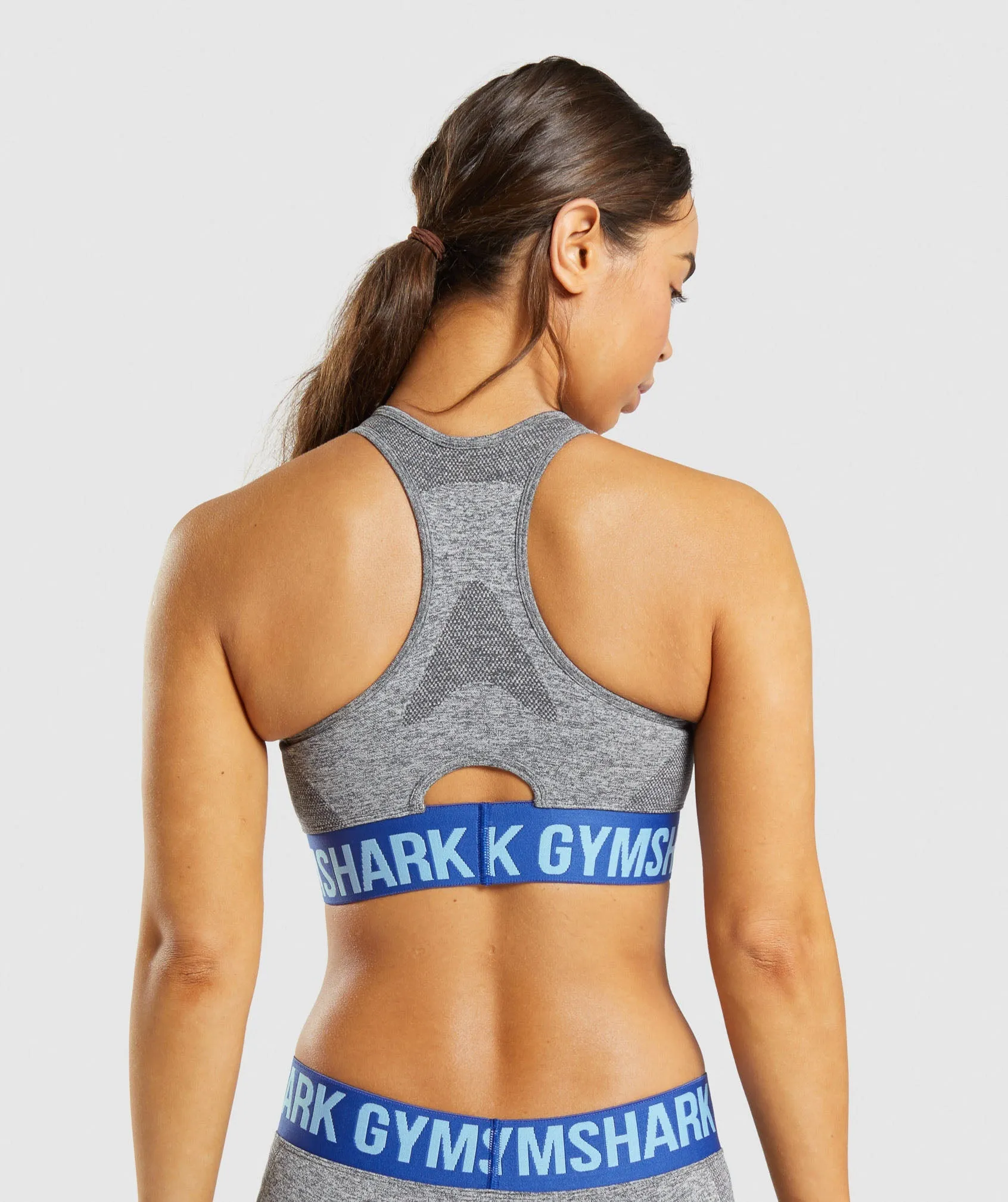 Gymshark Flex Sports Bra - Charcoal Grey Marl