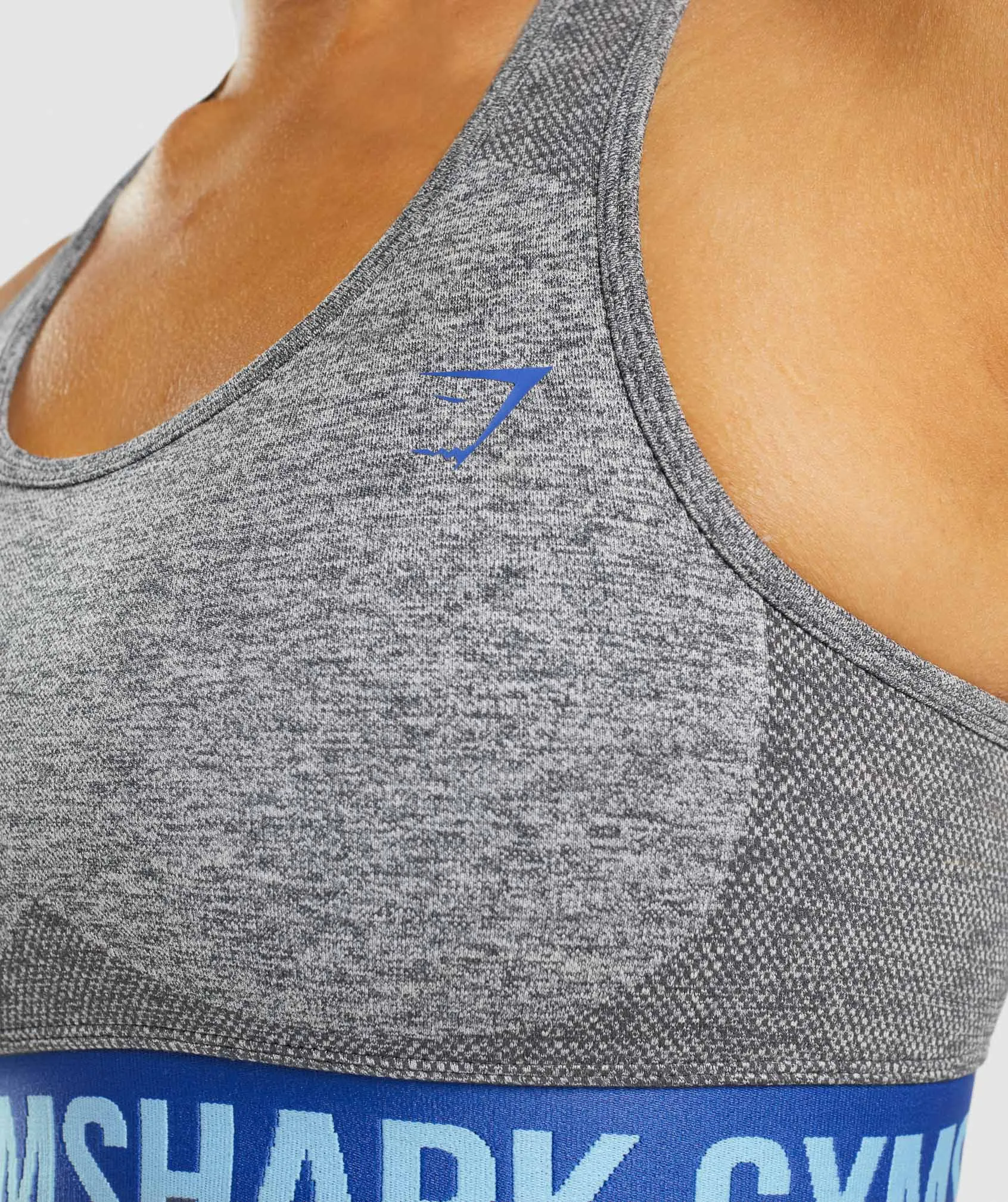 Gymshark Flex Sports Bra - Charcoal Grey Marl