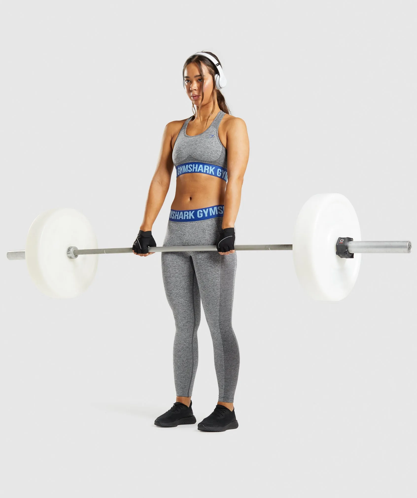 Gymshark Flex Sports Bra - Charcoal Grey Marl