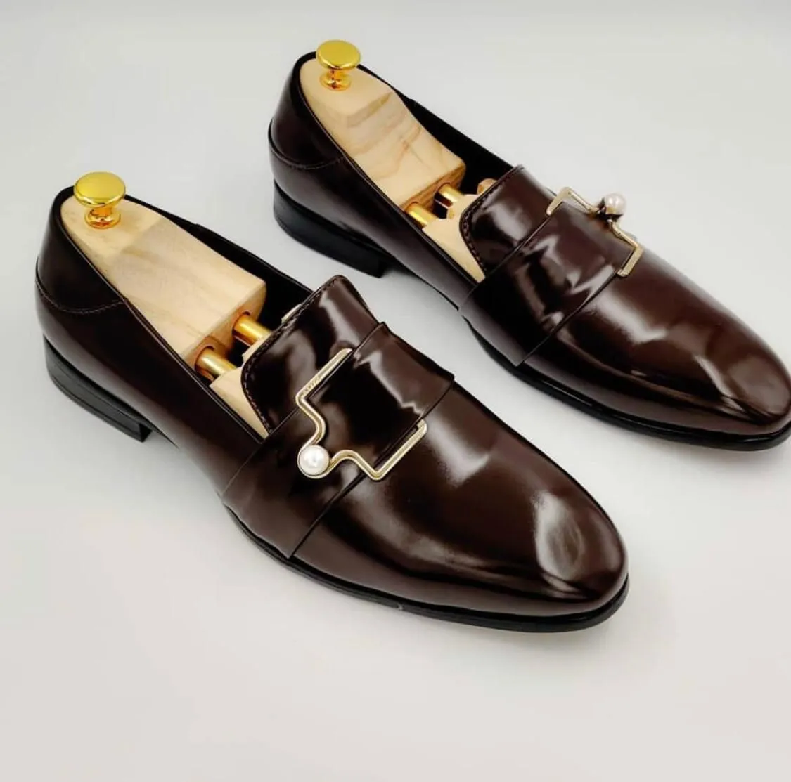 Jack Marc Shiny Mens Loafer