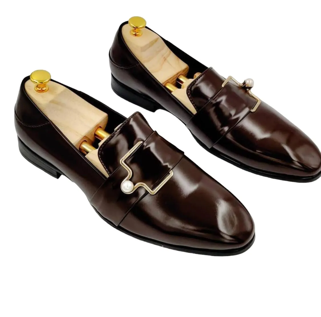 Jack Marc Shiny Mens Loafer