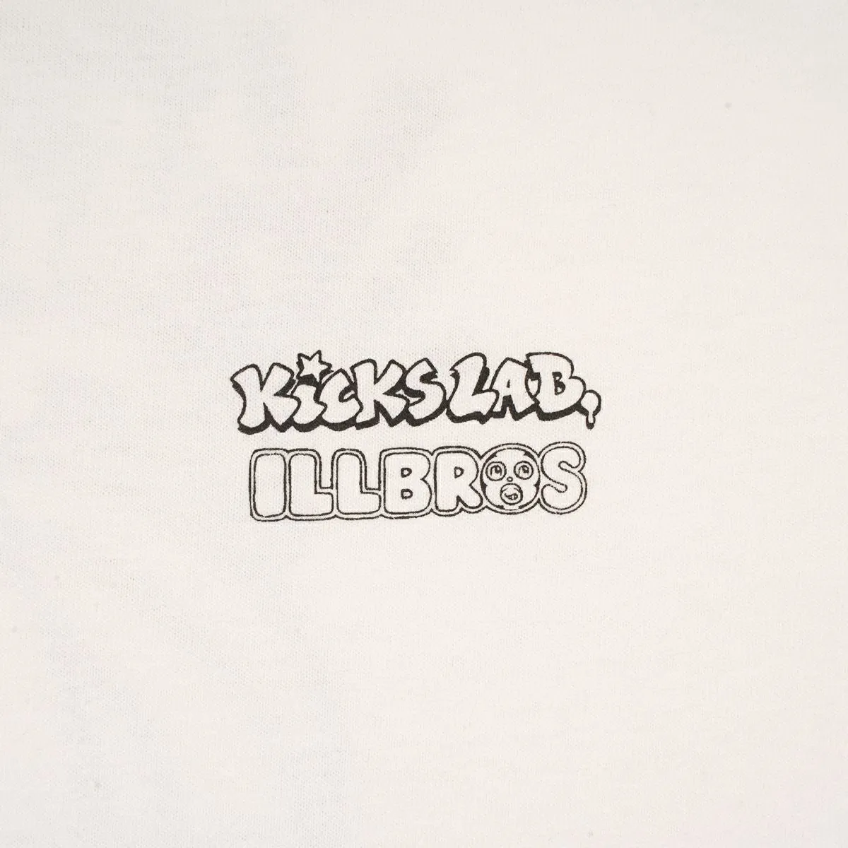KICKS LAB. ILLBROS LONG T-SHIRT WHITE