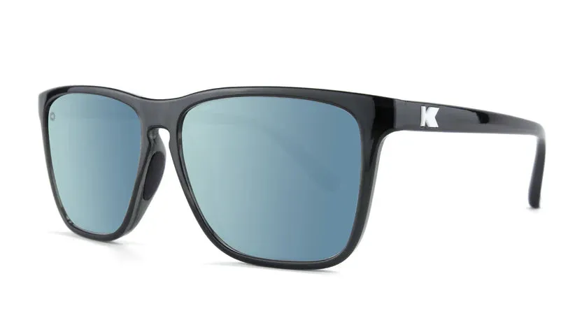 Knockaround Fast Lanes Sport Jelly Black/Sky Blue Sunglasses