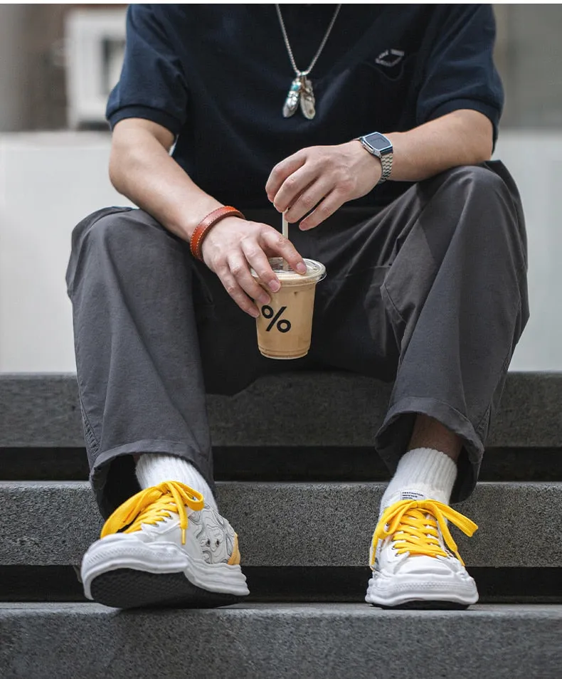 Korea Style Casual Design Thick Sole Sneakers