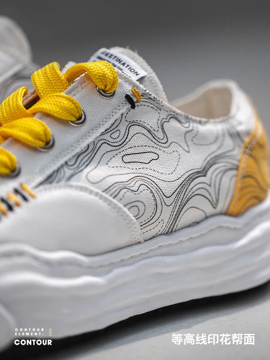 Korea Style Casual Design Thick Sole Sneakers