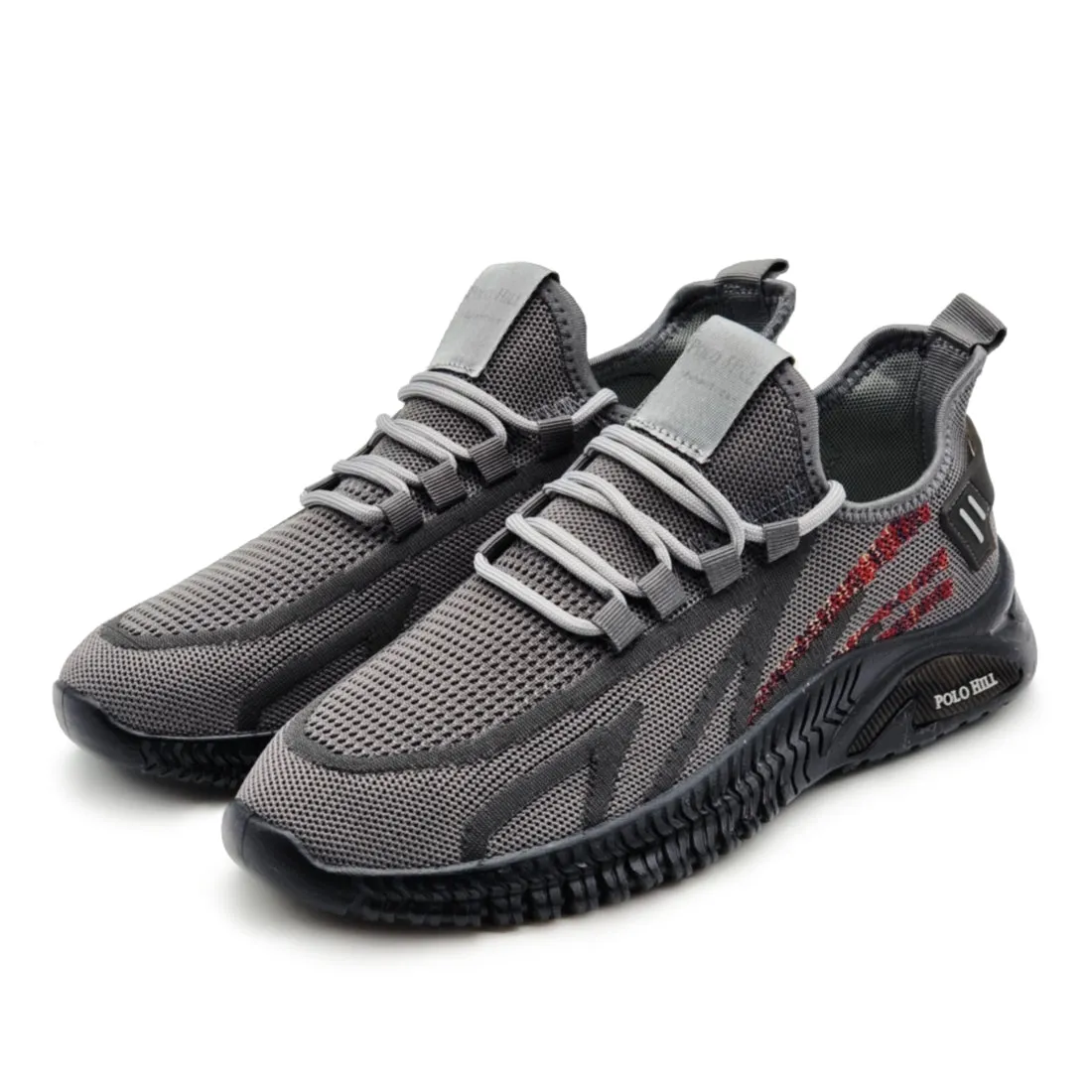 Lace Up Athleisure Knit Sneakers