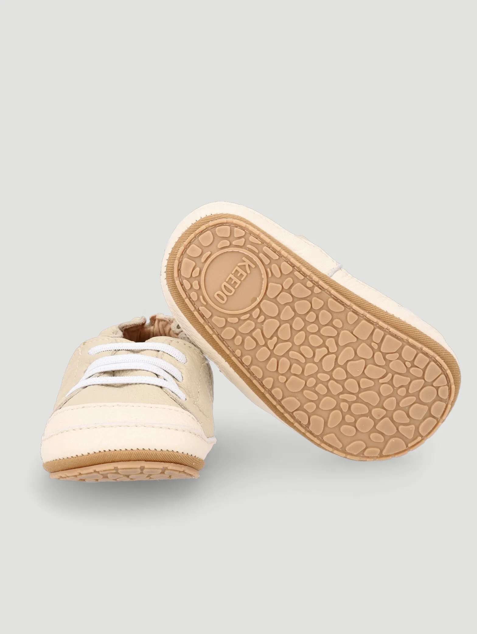 Lace Up Leather Soft Sole Shoe
