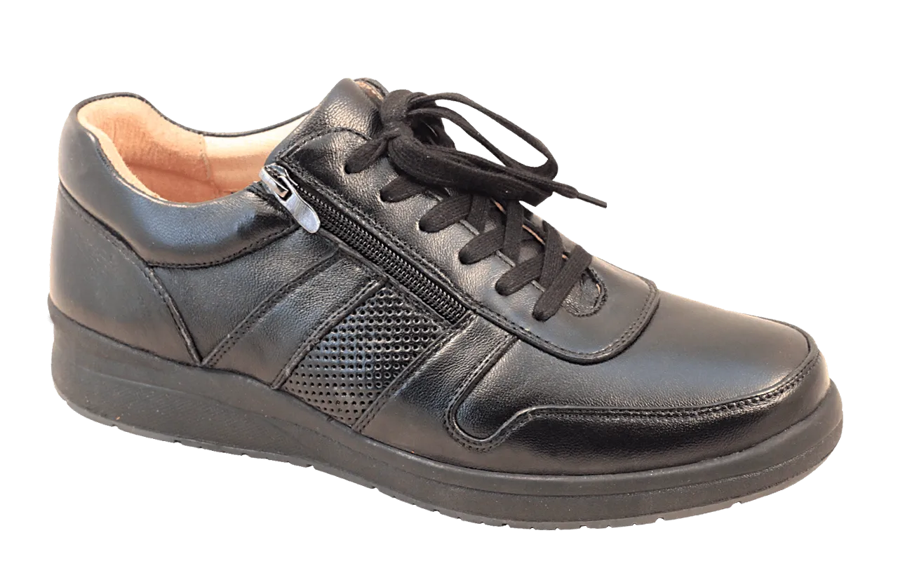 Lois Lace-Up Oxford in Black CLOSEOUTS