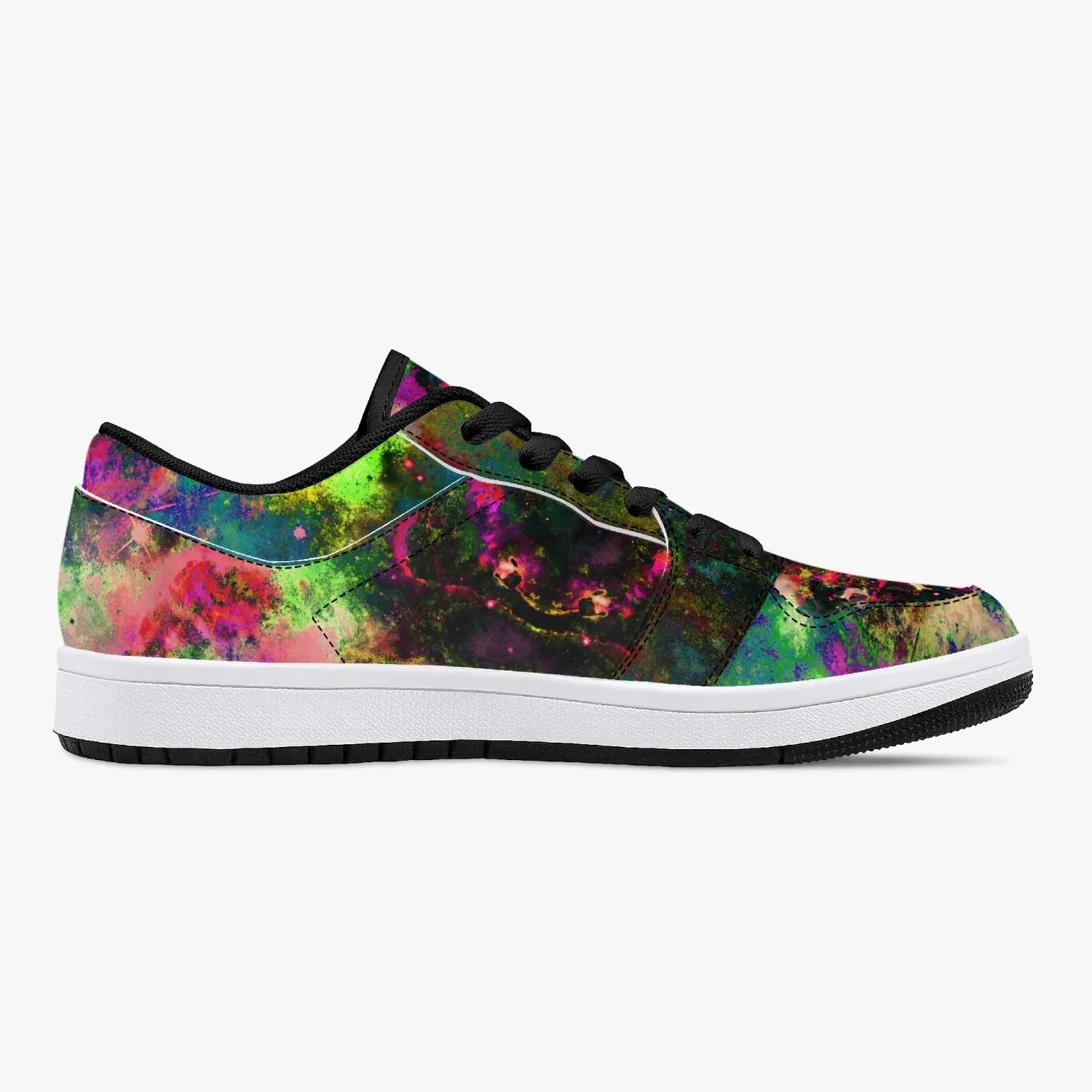 Lucid Psychedelic Split-Style Low-Top Sneakers