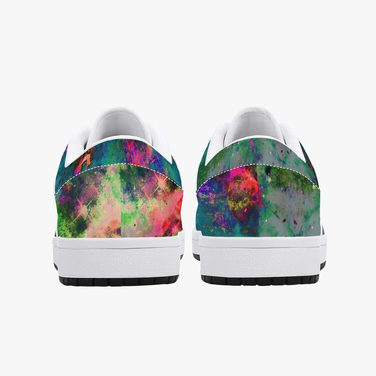 Lucid Psychedelic Split-Style Low-Top Sneakers
