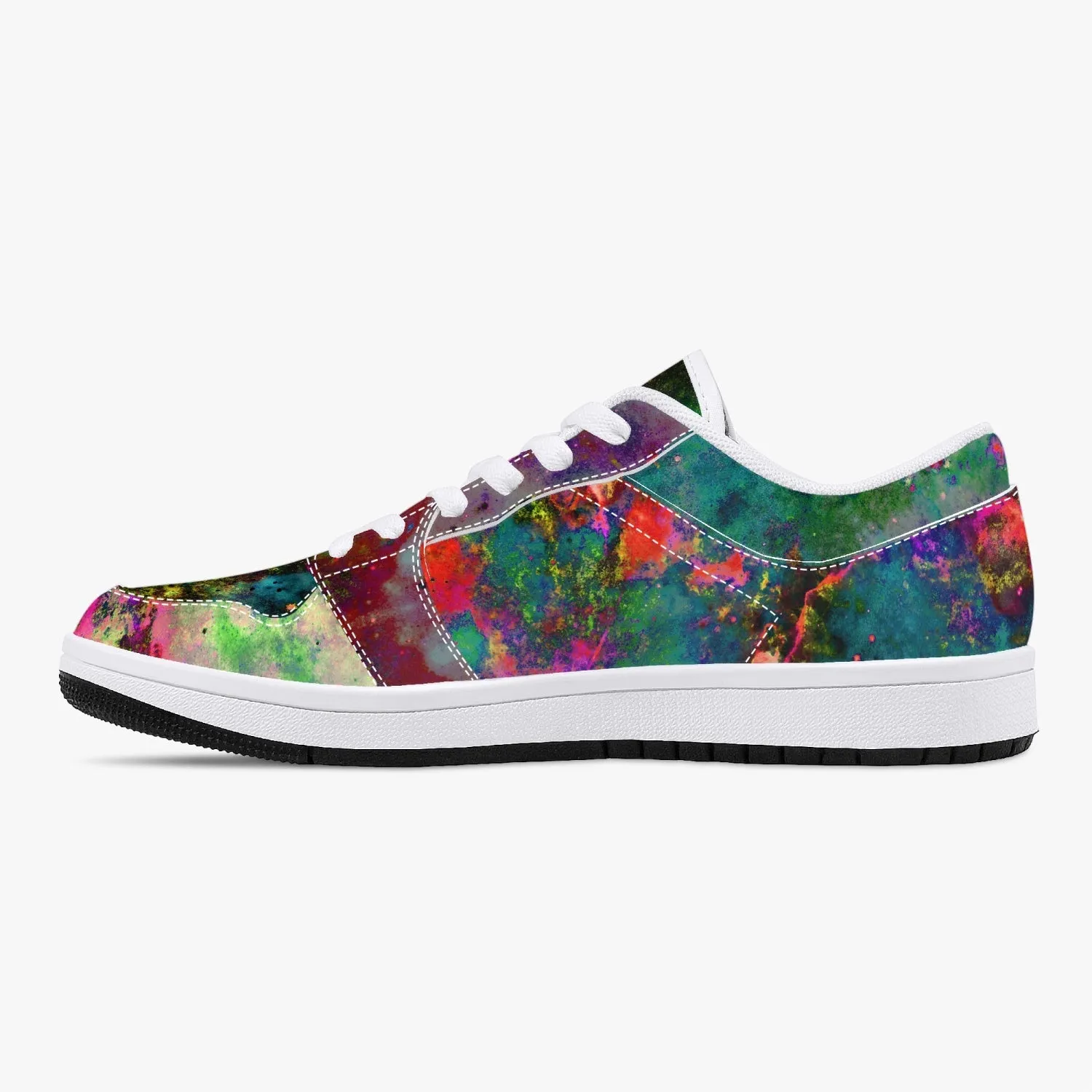 Lucid Psychedelic Split-Style Low-Top Sneakers