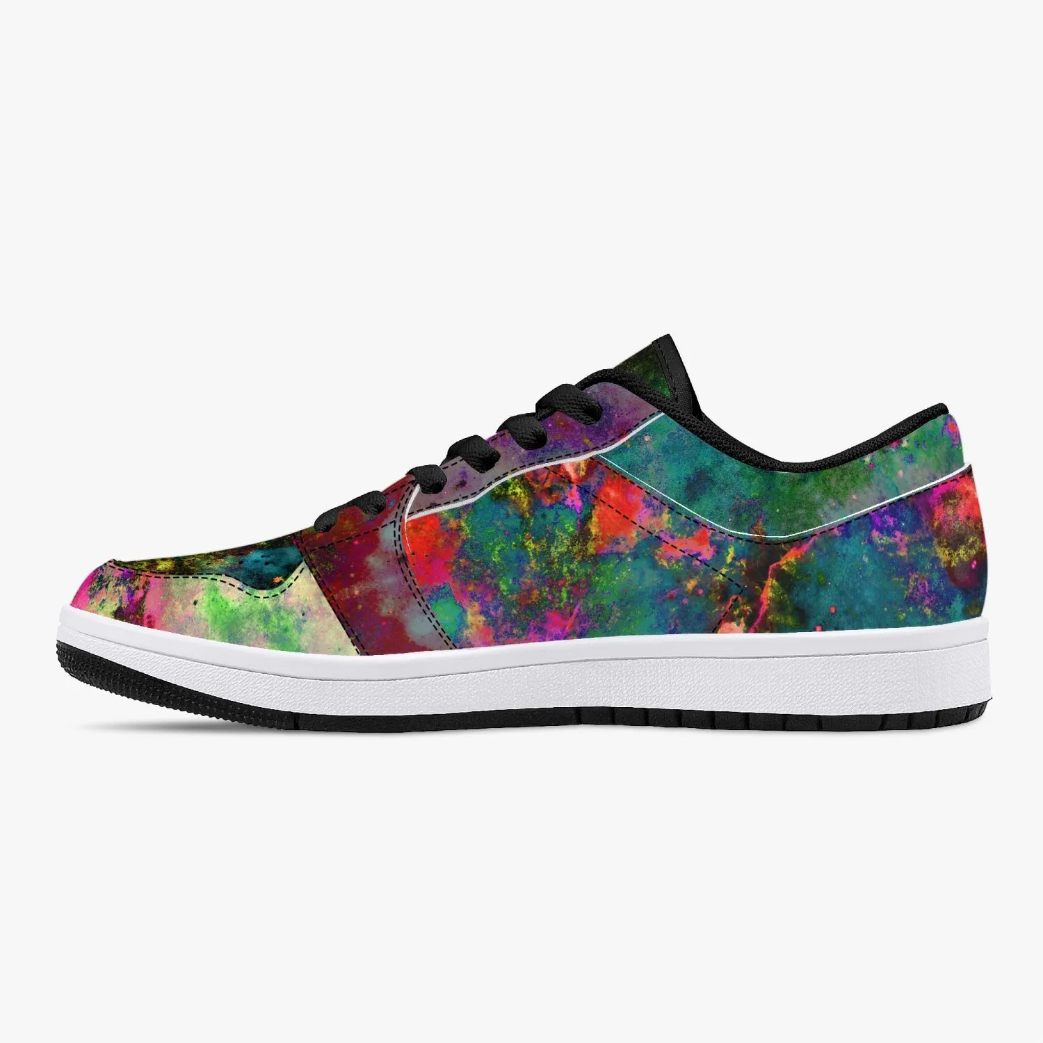 Lucid Psychedelic Split-Style Low-Top Sneakers