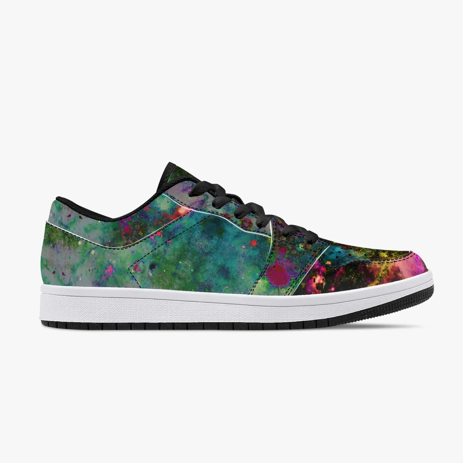 Lucid Psychedelic Split-Style Low-Top Sneakers