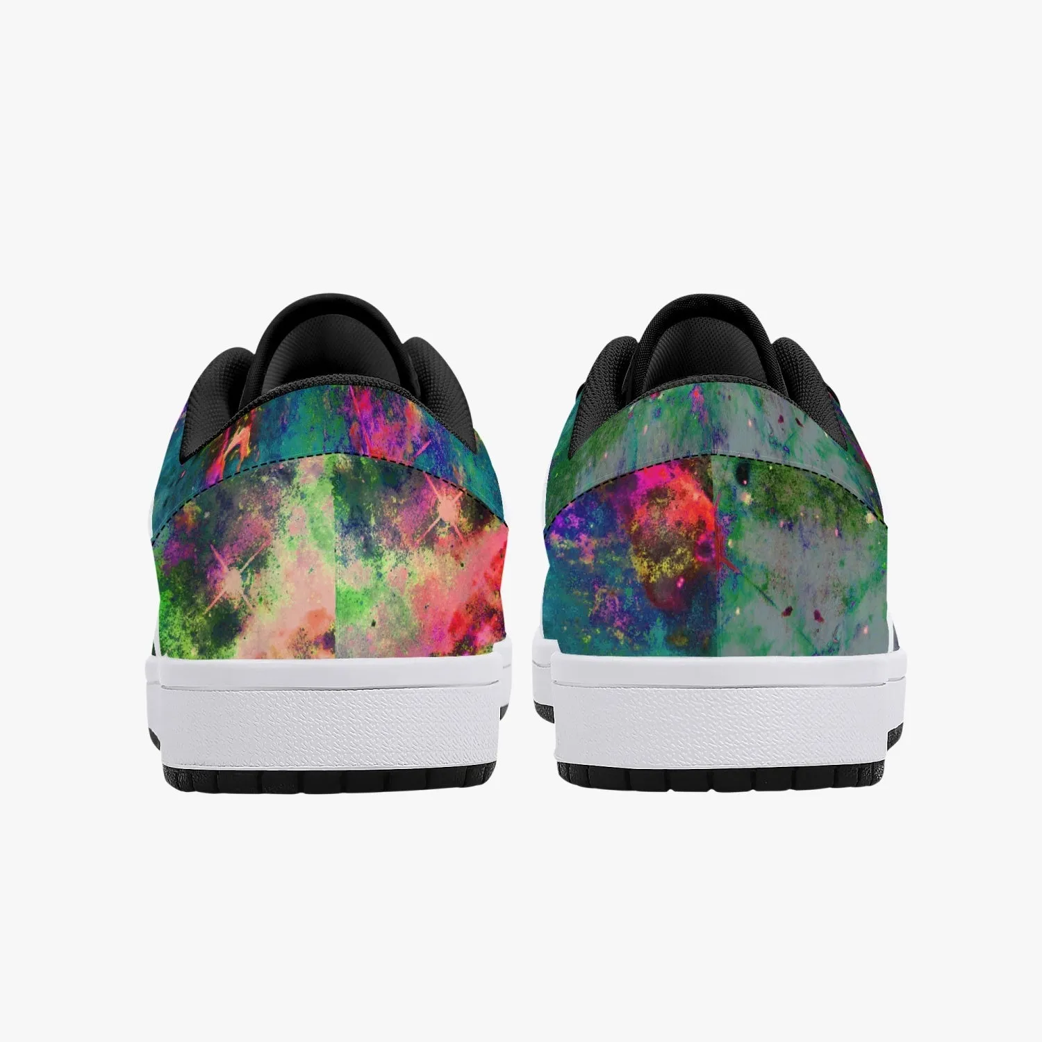 Lucid Psychedelic Split-Style Low-Top Sneakers