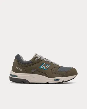 Made in USA 1700 Blue with Grey Low Top Sneakers