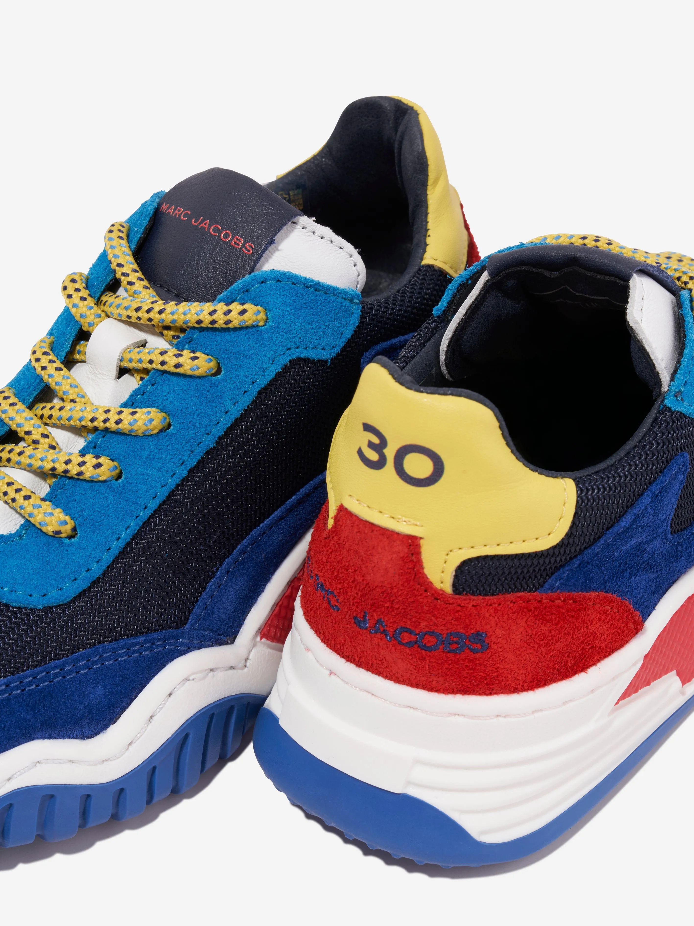 MARC JACOBS Boys Lace Up Trainers in Multicolour