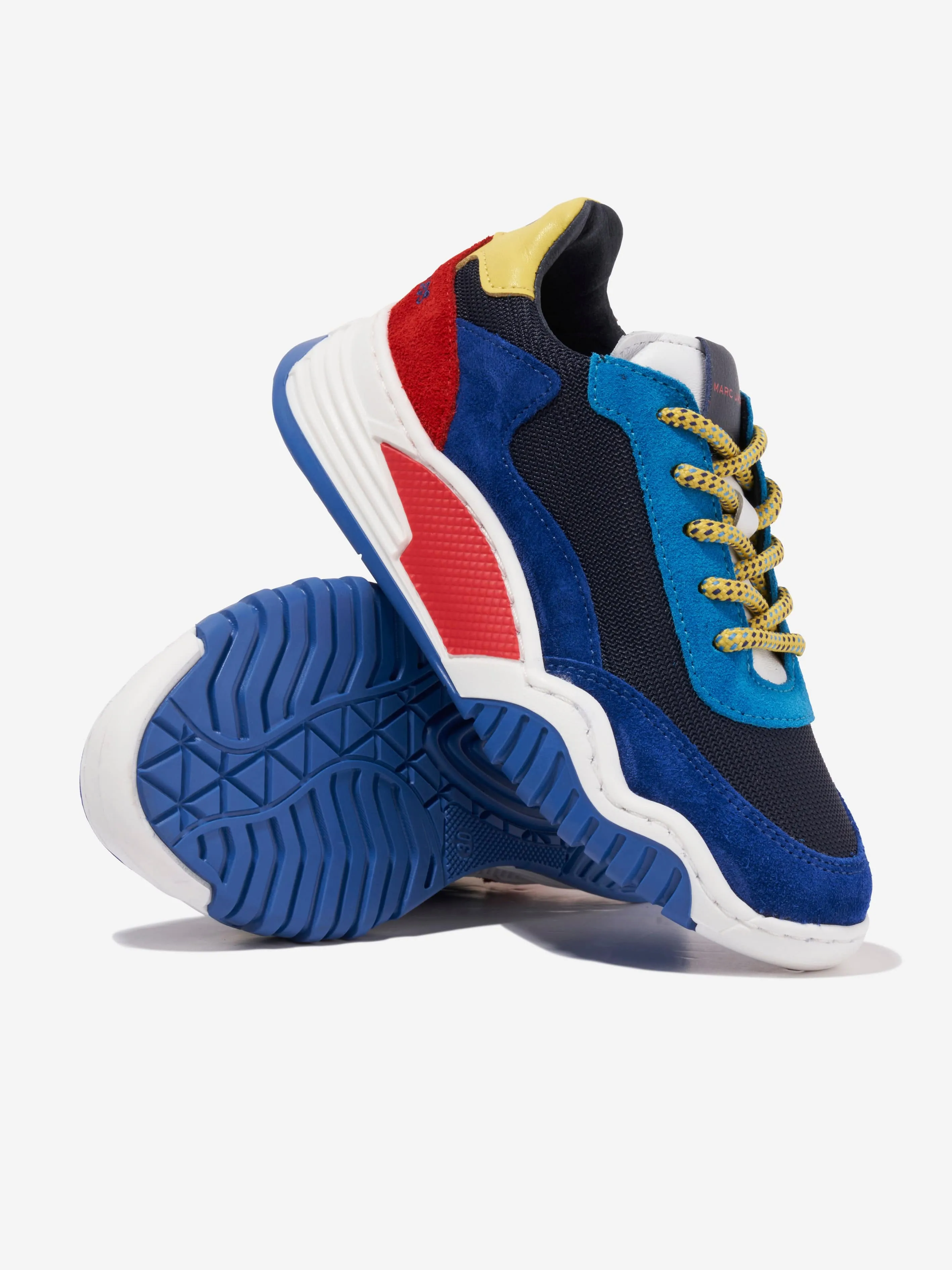 MARC JACOBS Boys Lace Up Trainers in Multicolour