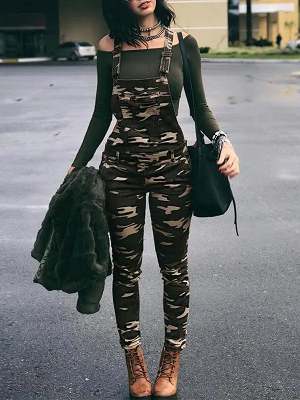Modern Printed Casual Jumpsuit