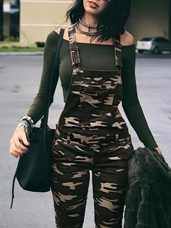 Modern Printed Casual Jumpsuit