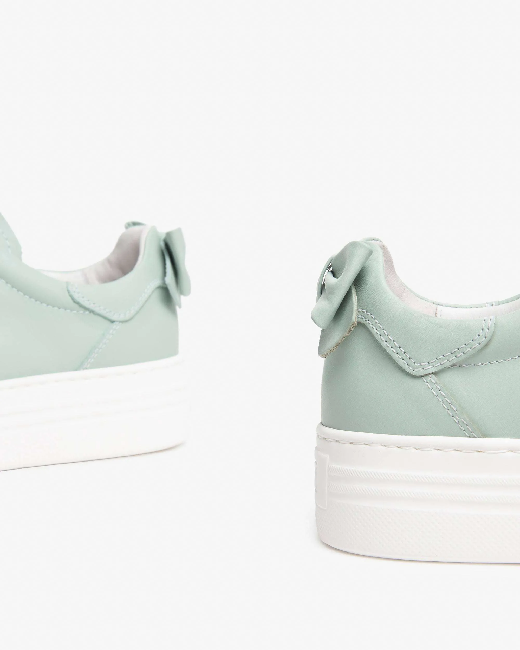 NeroGiardini Sage Green Platform Trainer|E406520D53