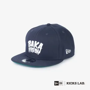 NEW ERA × KICKS LAB.NEW ERA 9FIFTY NAVY/WHITE/GREEN【BAKA FRESH by KICKS LAB.】