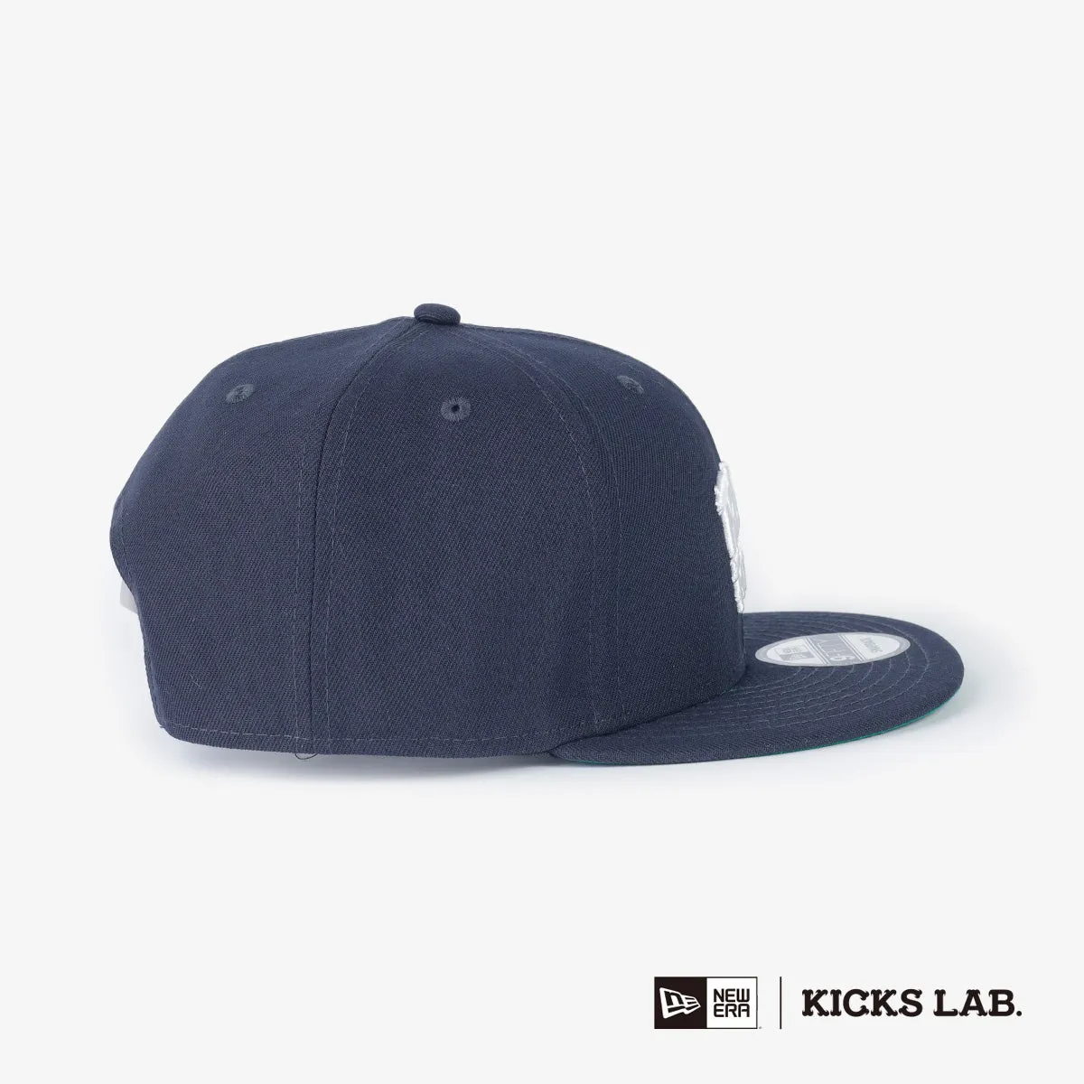 NEW ERA × KICKS LAB.NEW ERA 9FIFTY NAVY/WHITE/GREEN【BAKA FRESH by KICKS LAB.】