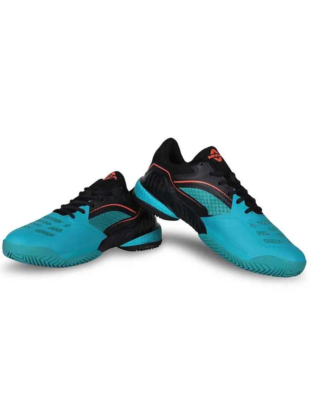NIVIA Men Ray 2.0 Tennis Shoes (Turquoise/Black)