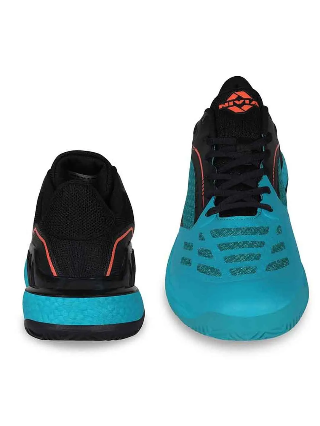 NIVIA Men Ray 2.0 Tennis Shoes (Turquoise/Black)