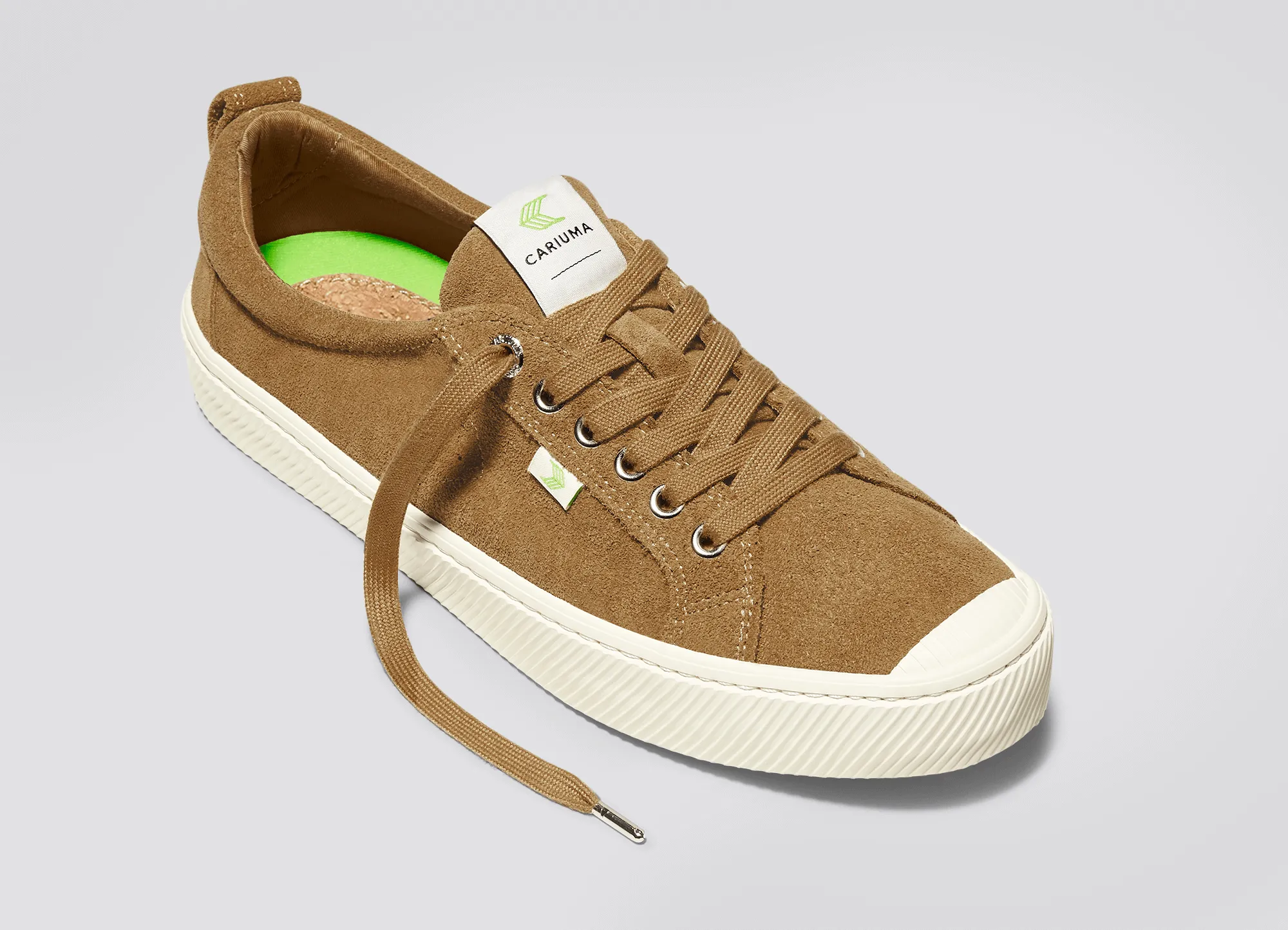 OCA Low Camel Suede Sneaker Men