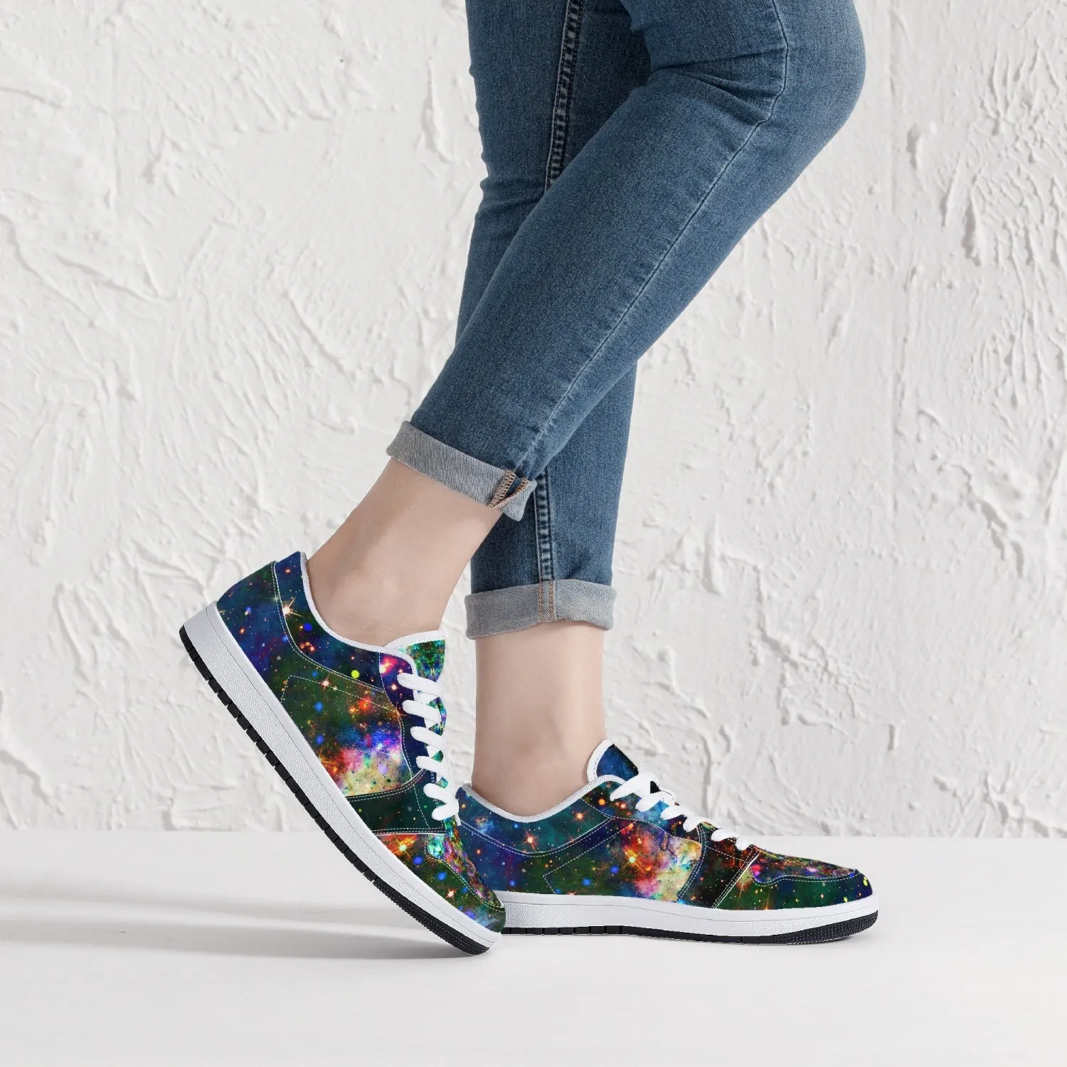 Oriarch Psychedelic Split-Style Low-Top Sneakers