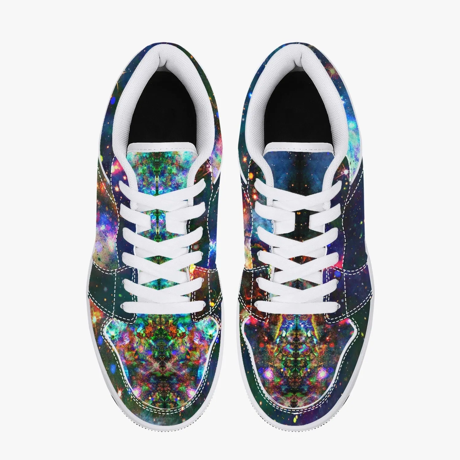 Oriarch Psychedelic Split-Style Low-Top Sneakers