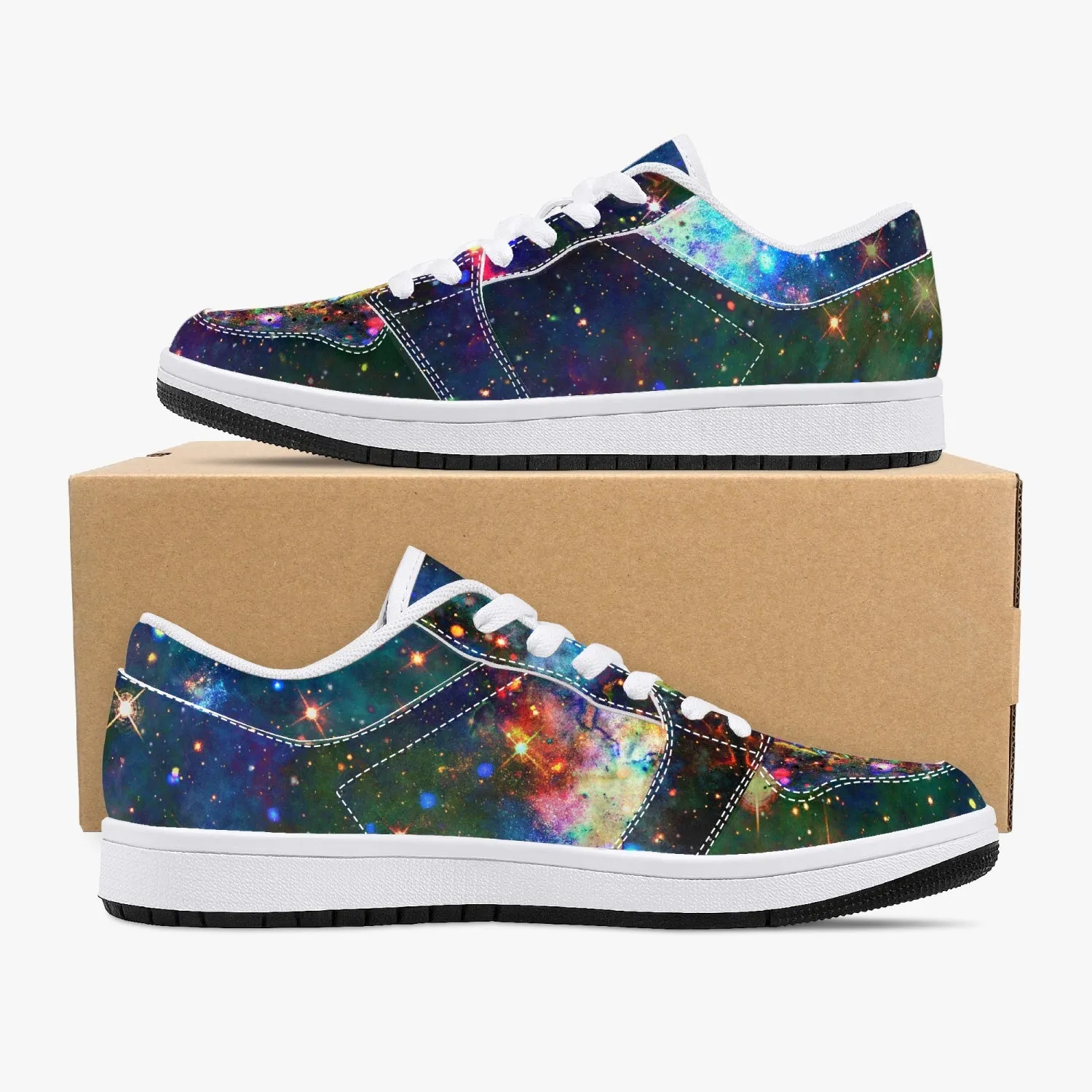 Oriarch Psychedelic Split-Style Low-Top Sneakers