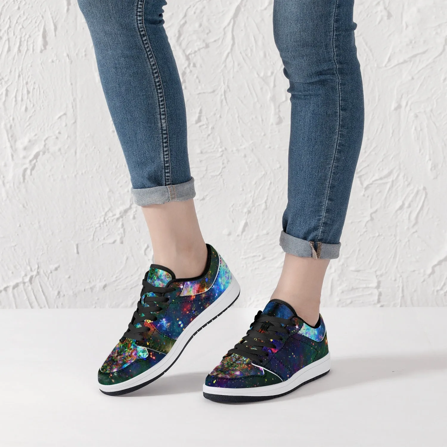 Oriarch Psychedelic Split-Style Low-Top Sneakers
