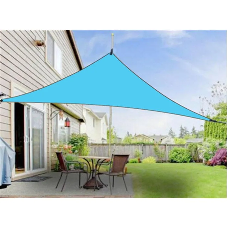 Outdoor Sunshade Triangle Sky Screen Simple Sun Protection Canopy, Size:3X3X3M(Random Color)