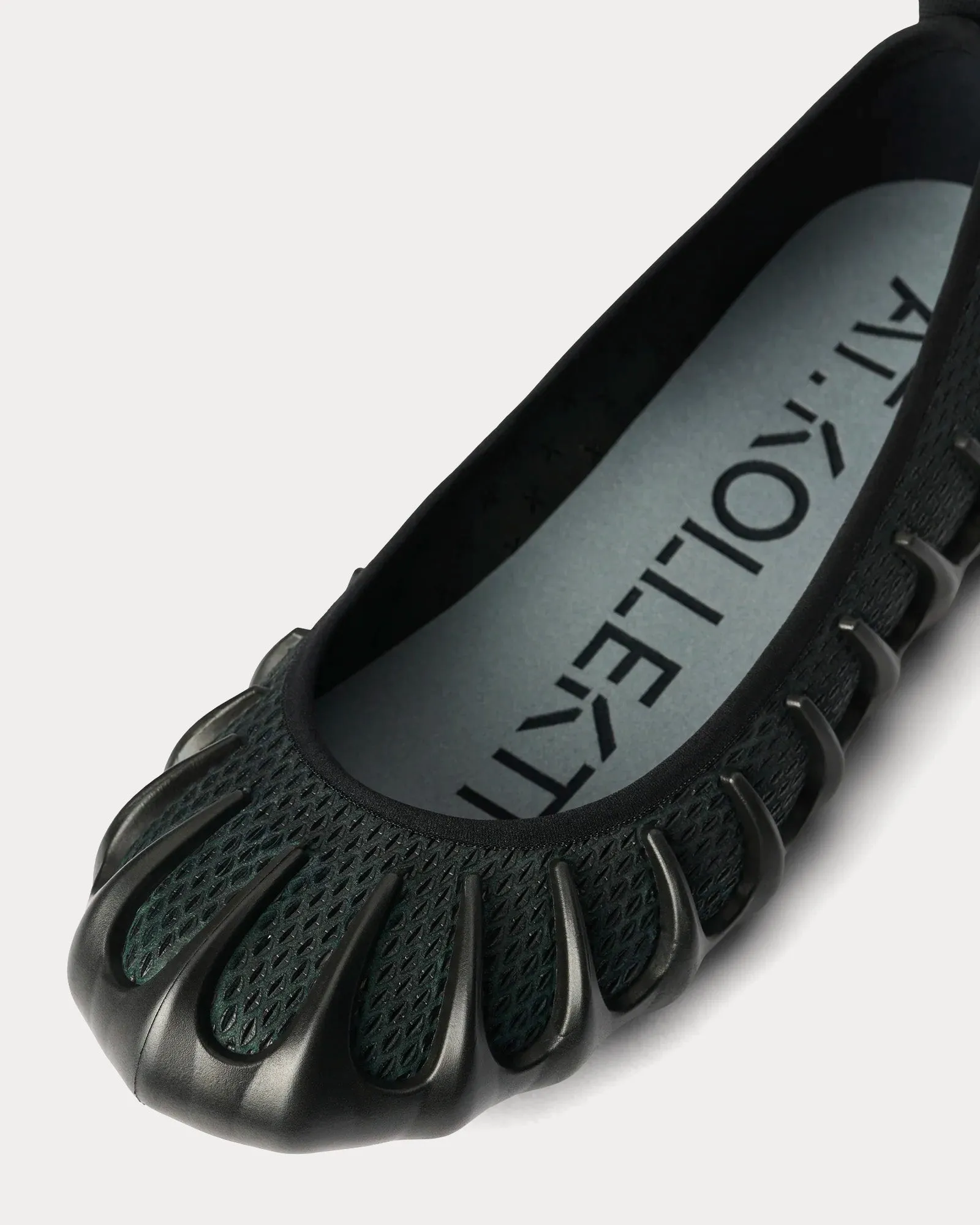 Plasma X Ballerina Black Slip Ons