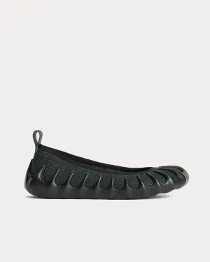 Plasma X Ballerina Black Slip Ons