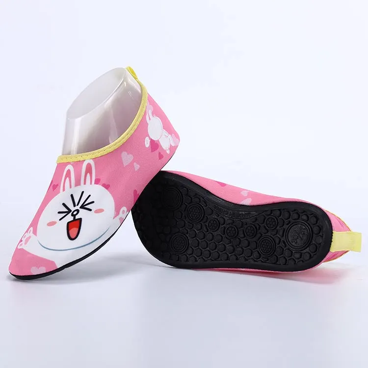 Rabbit Printed Lovely Kids Beach Shoes #Pink #Beach Shoes