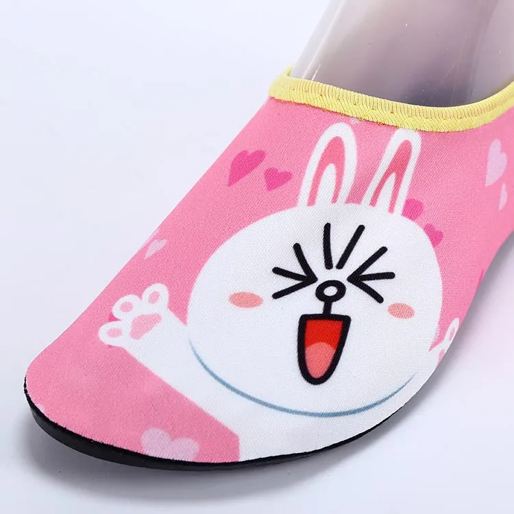 Rabbit Printed Lovely Kids Beach Shoes #Pink #Beach Shoes