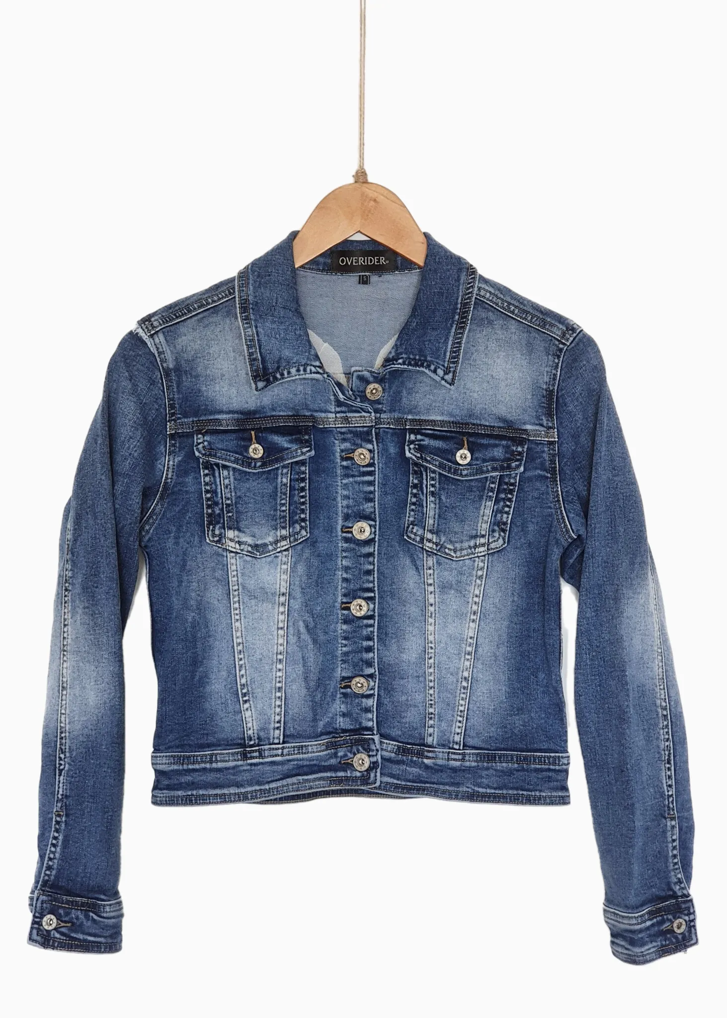 RAPHAELLE | Angel Wing Jacket | Indigo Denim