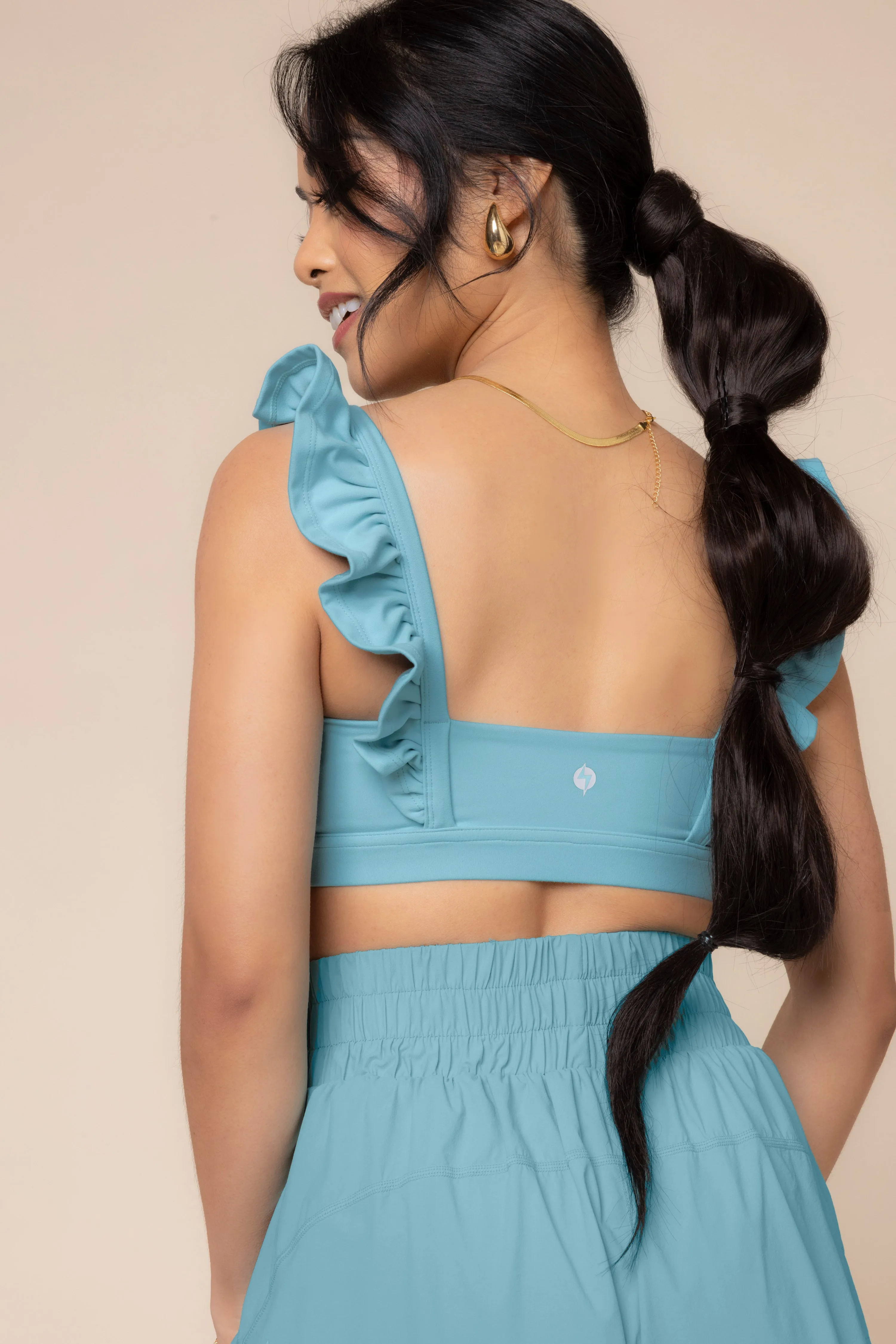 Romance Ruffle Bra - Oasis