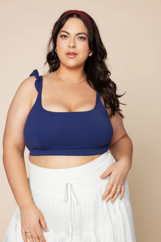 Romance Ruffle Bra - Sapphire