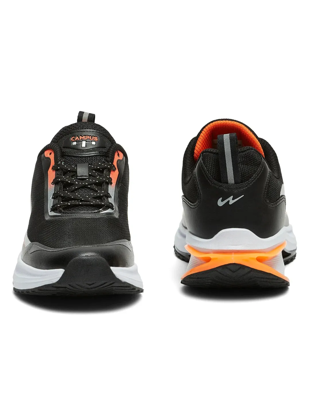 RUSTIK Black Men's Running Shoes