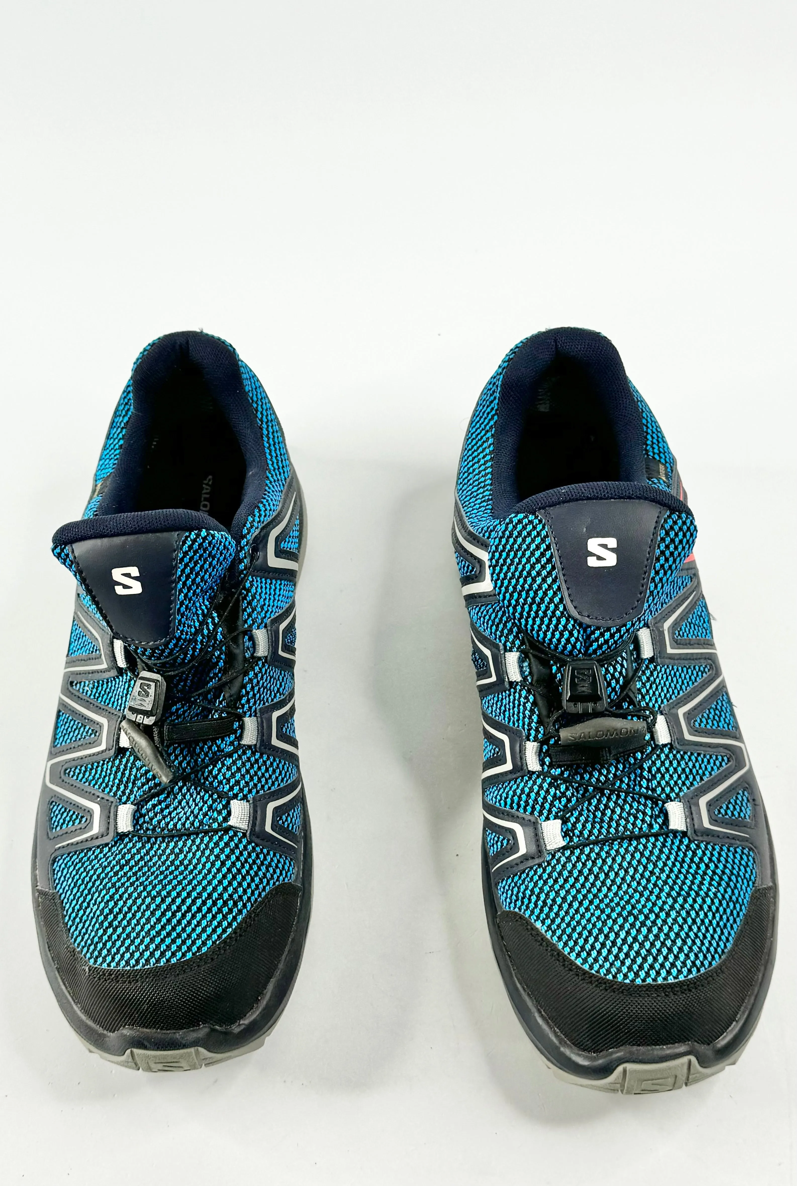 Salomon Blue Custer Elastic Lace Sneakers - EU46