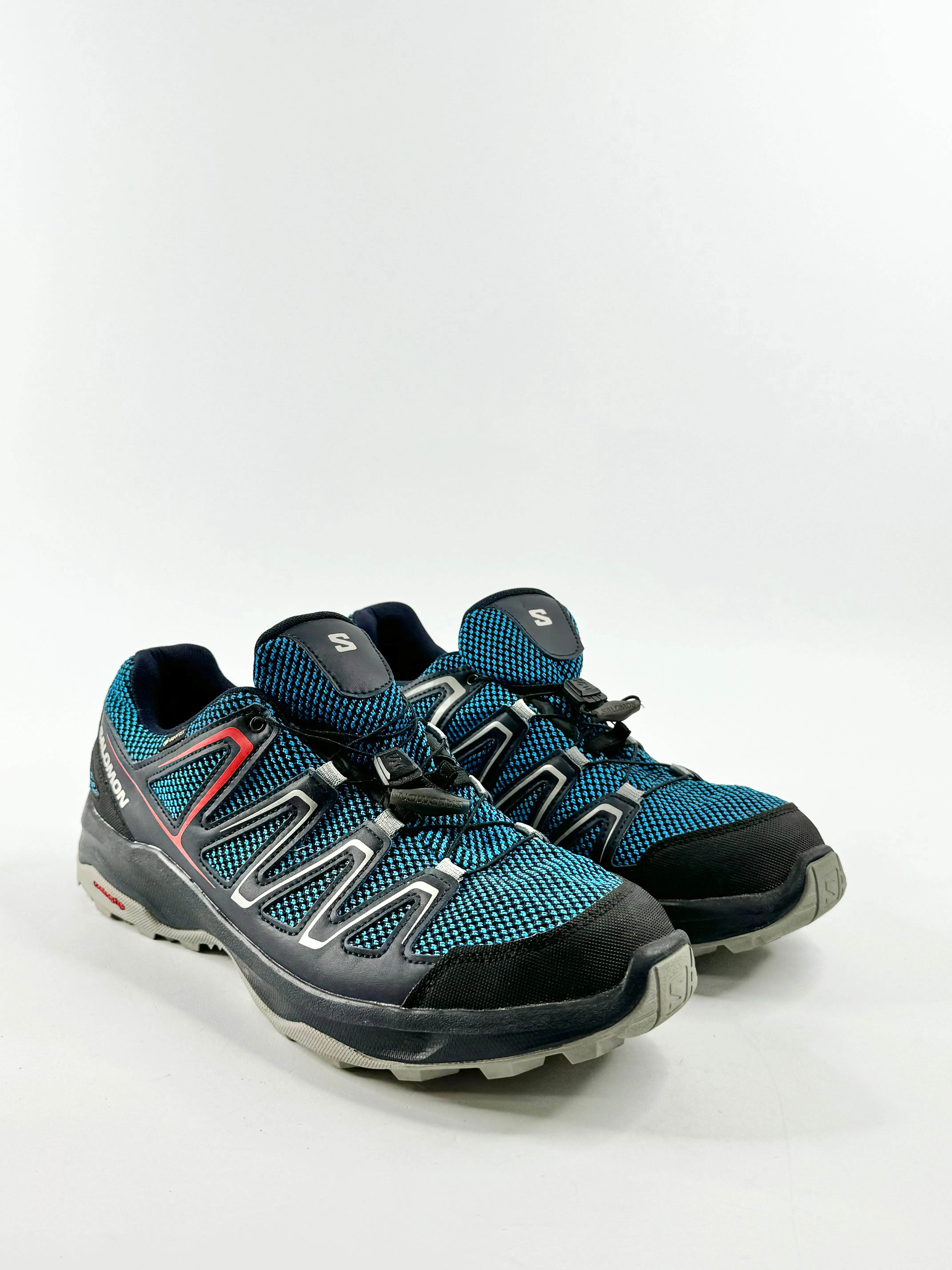 Salomon Blue Custer Elastic Lace Sneakers - EU46