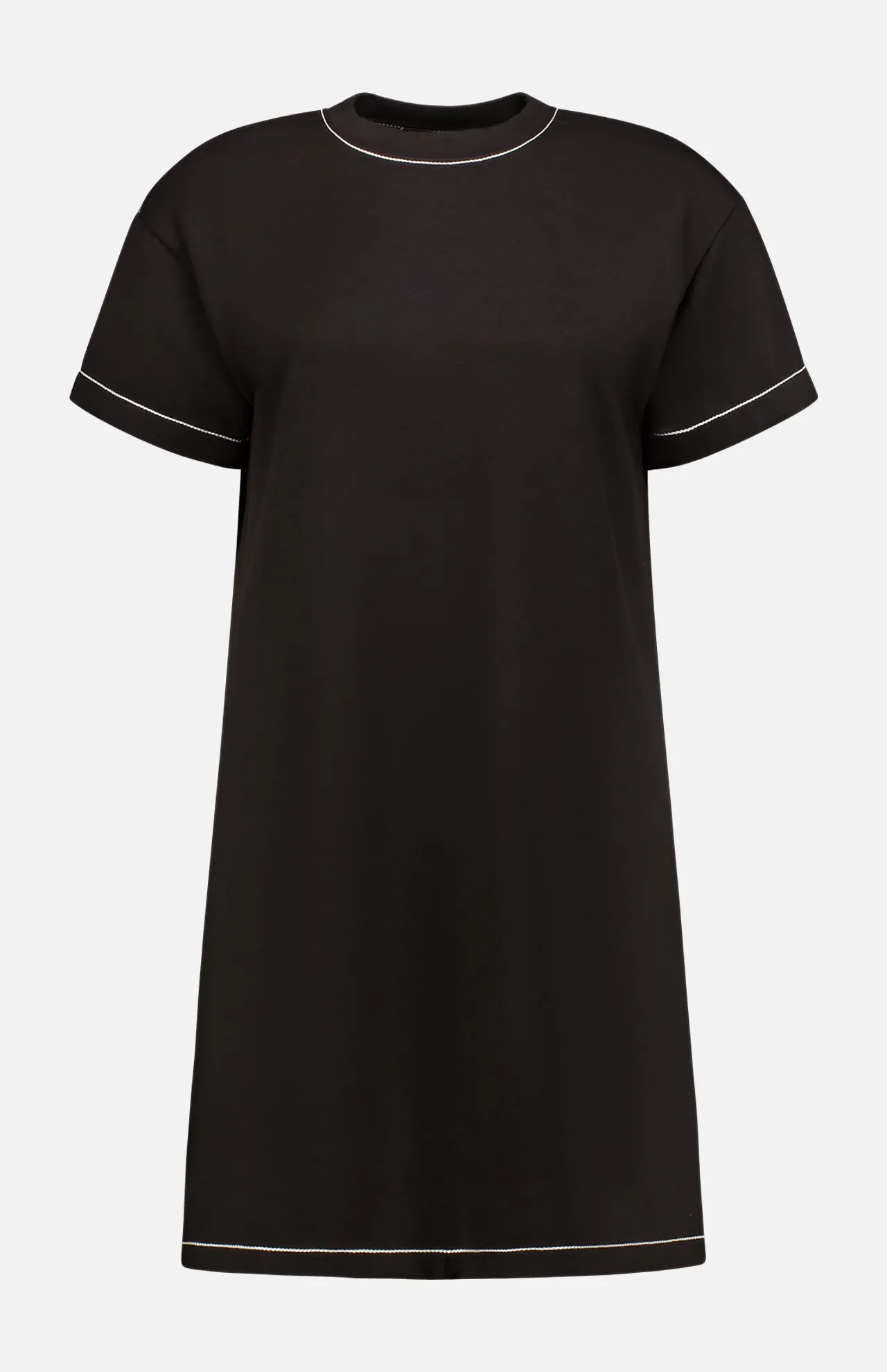 Short Sleeve Double Stitch Dress