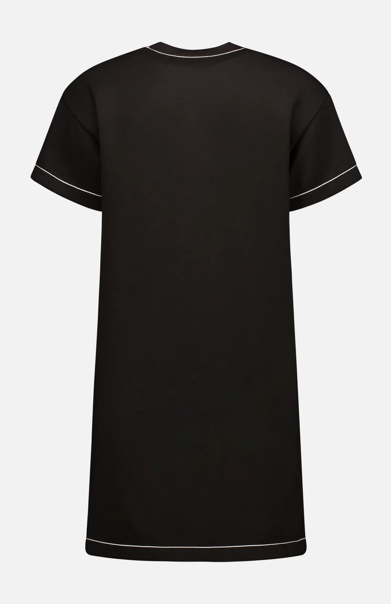 Short Sleeve Double Stitch Dress